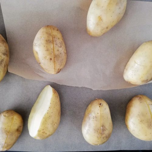 ziemniaki przed faszerowaniem