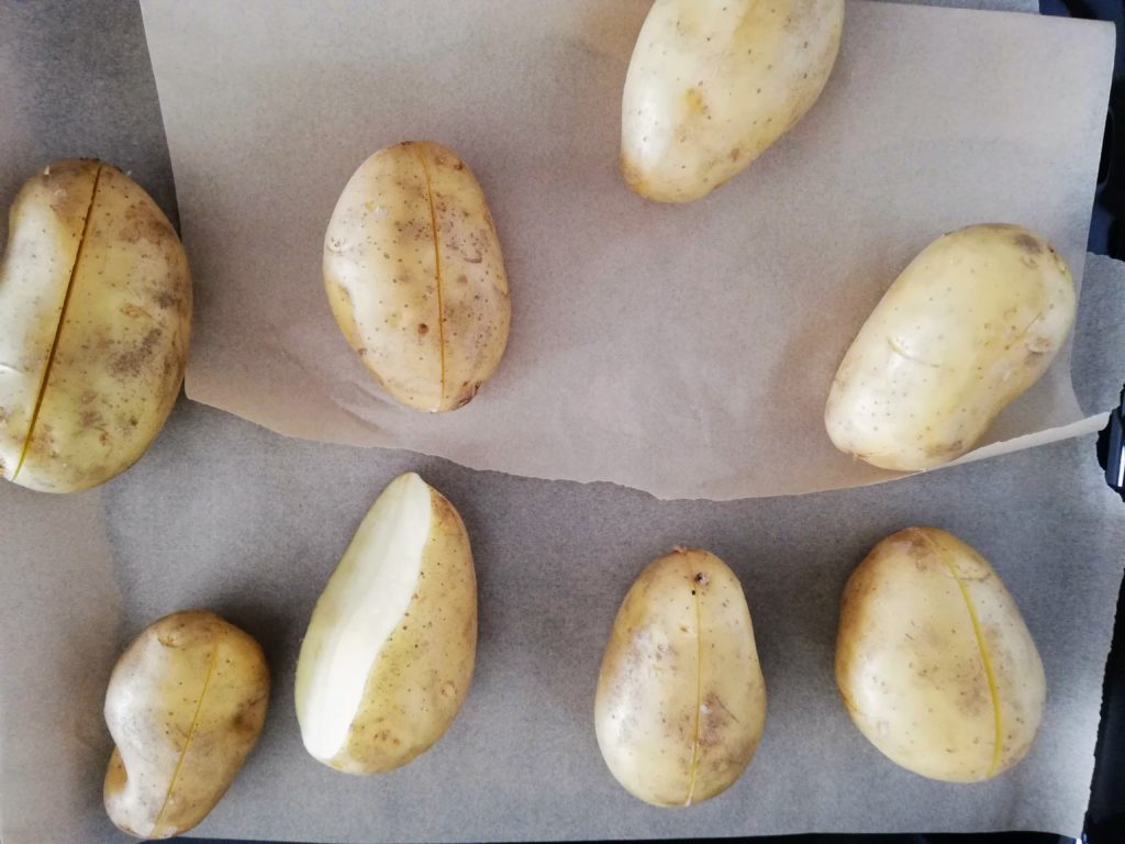 kartofle przed faszerowaniem